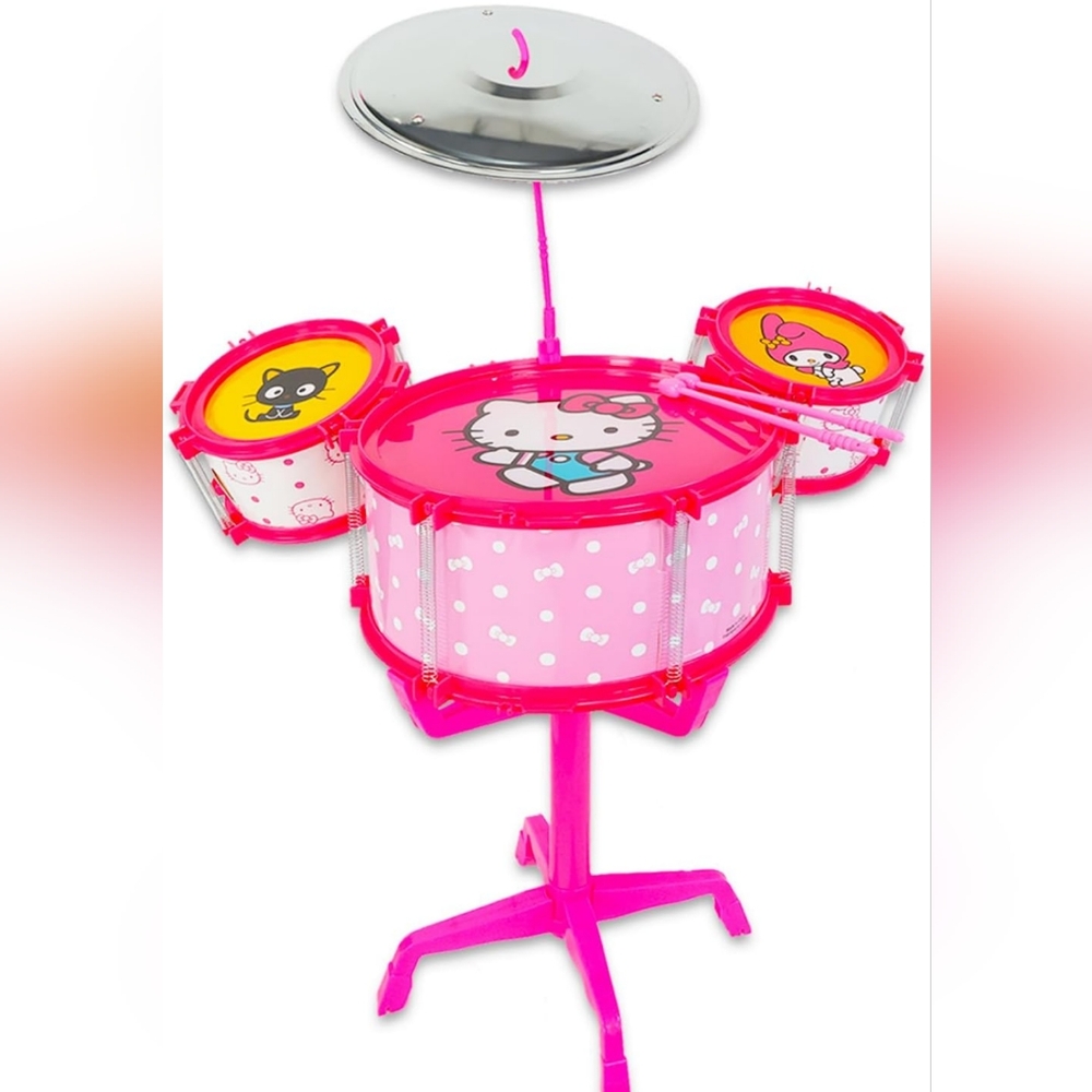 Hello Kitty Officially Licensed Kid's Toy Drum Set - Ages 2+ - Picture 5 of 7